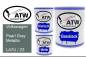 Preview: Volkswagen, Pearl Gray Metallic, LA7U / Z3: 1L Lackdose + 1L Klarlack + 500ml Härter - Set, von ATW Autoteile West.